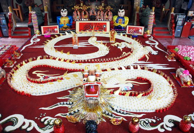 集集大眾爺廟舉行大眾爺聖誕千秋(圖)