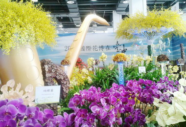 花現台中館現身中國花卉博覽會(圖)