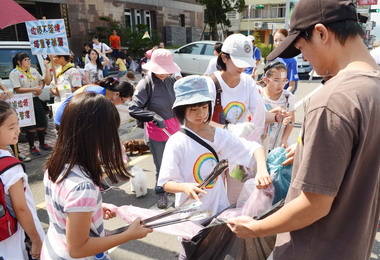 世界無車日埔里場起步宣揚低碳生活理念(圖)