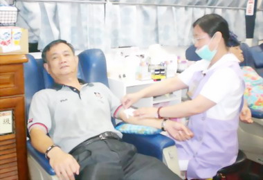 中油公司高雄營業處號召捐血活動(圖)