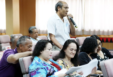 中部聯合服務中心辦原住民長老座談會(圖)