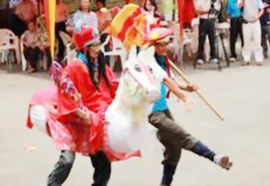 桐林社區辦冬尾桐慶謝平安活動(圖)