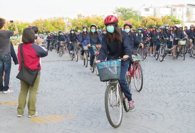 斗南單車成年禮學生騎鐵馬共襄盛舉(圖)