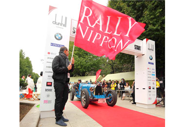 日本古董車環台高雄宋江陣歡迎(圖)