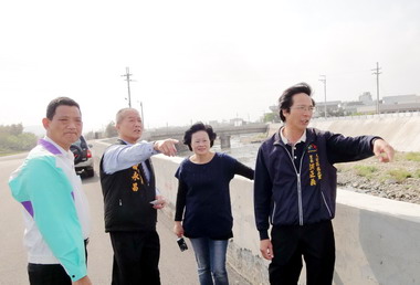 塭寮溪下游護岸完工不再淹水(圖)