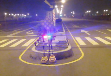 清水警再添置爆閃式LED燈維護行車安全(圖)