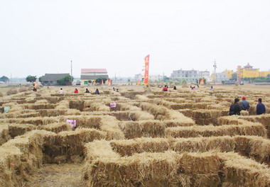2013三結稻草文化節民眾樂歡天(圖)