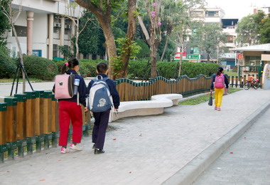 大里崇光國小通學步道完工(圖)