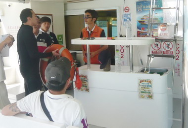 航港局中部航務中心加強檢查轄區載客船舶(圖)