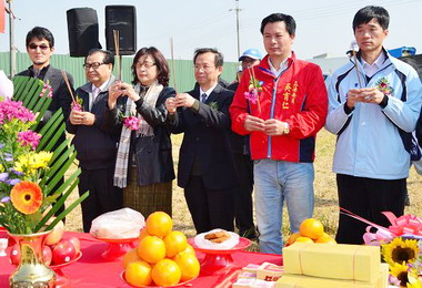 新虎尾溪崙背排水水質淨化工程開工典禮(圖)