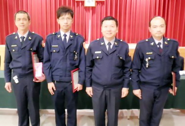 斗南警分局表揚服務態度績優人員(圖)
