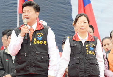 傅崐萁宣布參選花蓮縣長連任(圖)