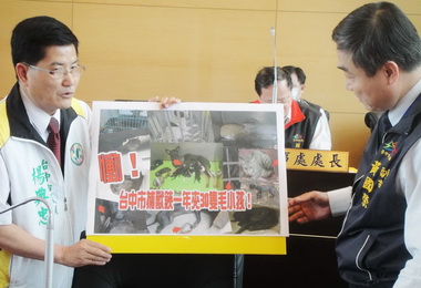 議員楊典忠籲打造零捕獸鋏城市(圖)