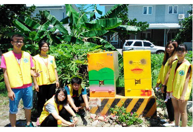 樹德科大彩繪杉林大愛幸福園區(圖)