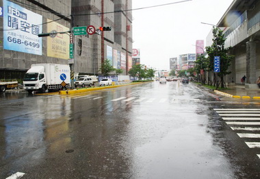 竹市長許明財視察易淹水地方(圖)