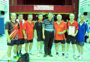 集集公所盃桌球錦標賽舉行開幕式(圖)