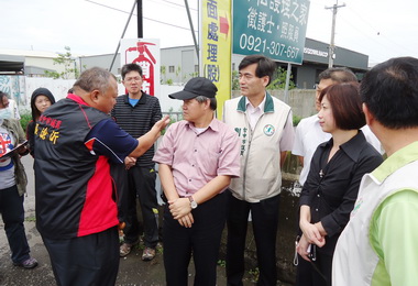 中投遇豪雨恐沖毀？立委何欣純前往會勘(圖)