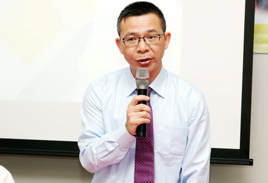 竹縣教育處長邱乾國上任就職(圖)