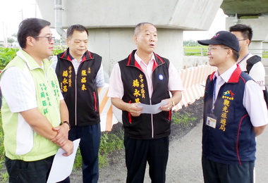 大甲高鐵東明路橋下設觀光步道會勘(圖)