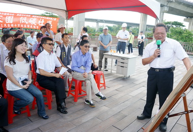 楊秋興、魏國彥查看愛河等水質改善工程(圖)