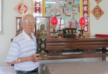 集集吳家侍奉不同姓氏祖先(圖)