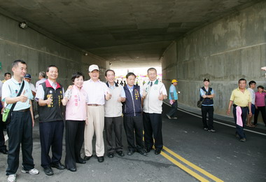 潭子區民族橋拓寬改建完工(圖)