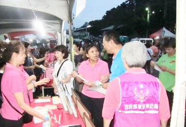 南投火車好多節活動歌舞兼防火宣導(圖)