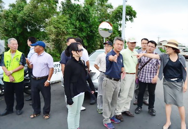 六房媽過爐爐主勘查過爐路線(圖)