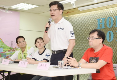 林佳龍推出希望市長食物銀行五大政見(圖)