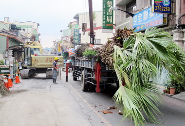 公所爭取經費解決集集古街交通阻塞(圖)