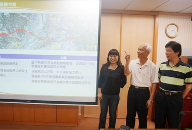 江玲君探討高屏東西向第二快速公路可行性(圖)