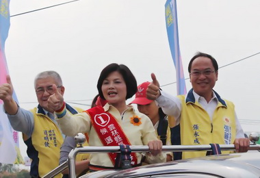 雲林縣長候選人抽籤 張麗善抽中1號(圖)