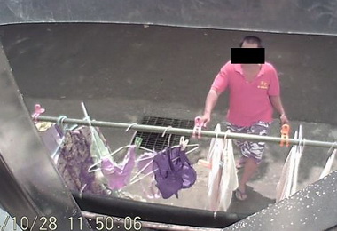 慣竊專竊女性內衣褲警循線偵破多案(圖)