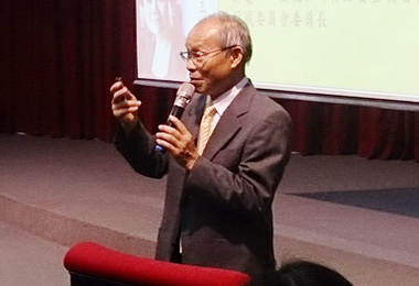 林政則與亞大學子談人生成長獲熱烈迴響(圖)