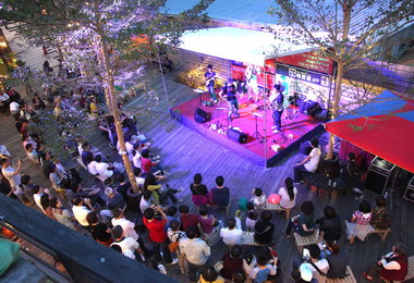 水里車埕林班道商圈8日名曲奏唱(圖)