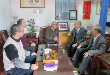 林政則走訪藍田書院古蹟肯定其貢獻(圖)