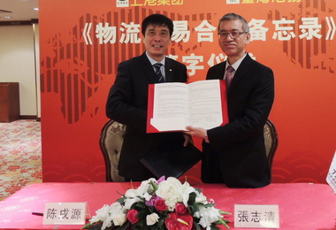 港務公司與上海港務簽署物貿合作備忘錄(圖)