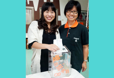 民眾捐發票換樹苗發票贈伊甸基金會(圖)