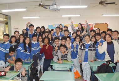 南非女孩任文化大使與明道中學交流(圖)