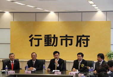 林佳龍市府團隊成形(圖)