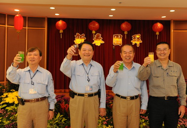 中鋼舉辦新春團拜(圖)