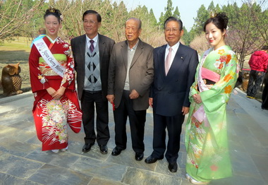 櫻花大道落成見證台日櫻花交流史(圖)