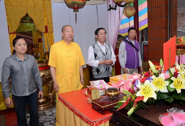 水里濟聖堂辦法會林明溱到場祈福(圖)