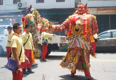 兩地媽祖在清水掀起媽祖熱潮(圖)