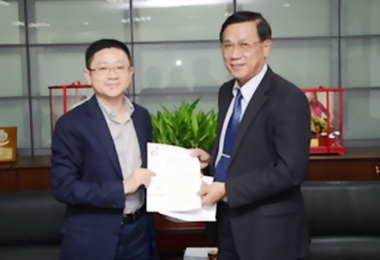 台辦副主任宋志強拜會縣長林明溱(圖)