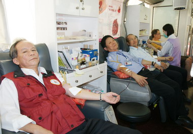 中油煉製事業部舉辦熱情公益捐血(圖)