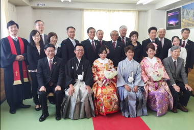 中市率新人參加日本駒根市純白婚(圖)
