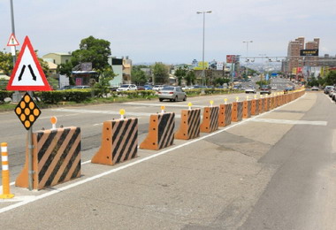 沙鹿向上路長降坡路段快慢車道改善完成(圖)