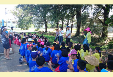 大樹國小參訪百年文化遺產－竹寮取水站(圖)