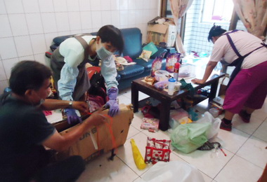 環境美化師職訓班學員為弱勢家庭獻愛心(圖)